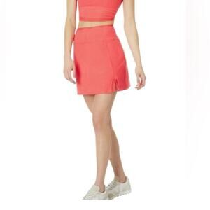 NWOT Beyond Yoga Spacedye Allure Skirt Red Ash Heather – Sz L